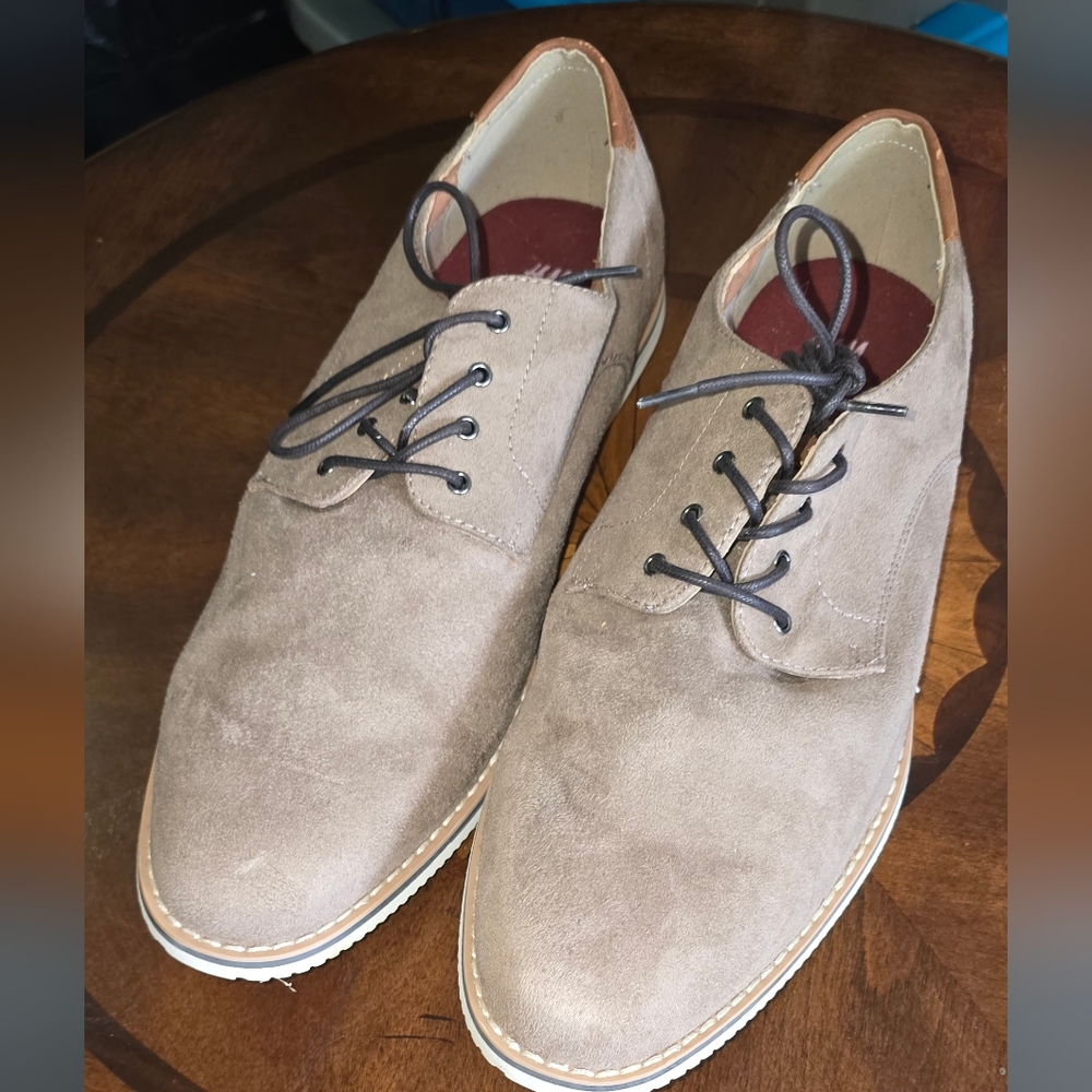 J/SLIDES Men's Tan Suede Shoes